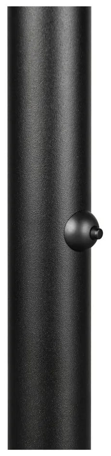 Черна LED подова лампа (височина 145 cm) Fiore – Trio Select