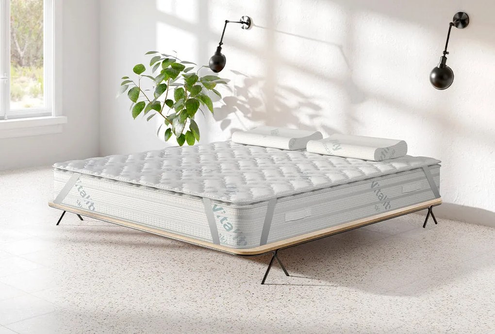 Топ матрак isleep, VitalCare6 см - РАЗОПАКОВАН, 160x200x6, Мек, Eластична пяна, Мемори пяна