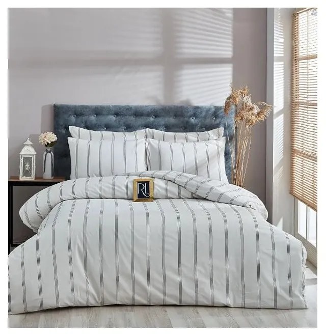 Кремаво памучно двойно спално бельо 200x220 cm - Mila Home