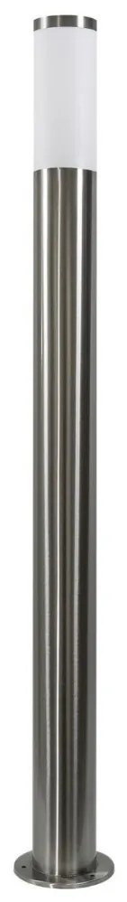 LED RGBW димируема външна лампа LIVIA 1xE27/6,5W/230V 100 cm IP44 сребриста