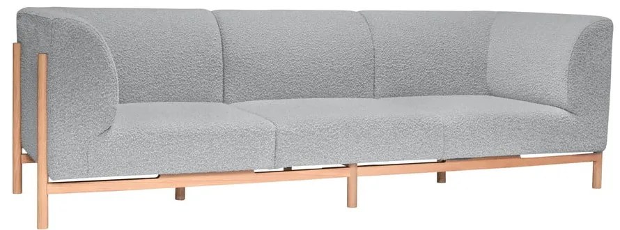 Сив диван 257 cm Moment - Hübsch