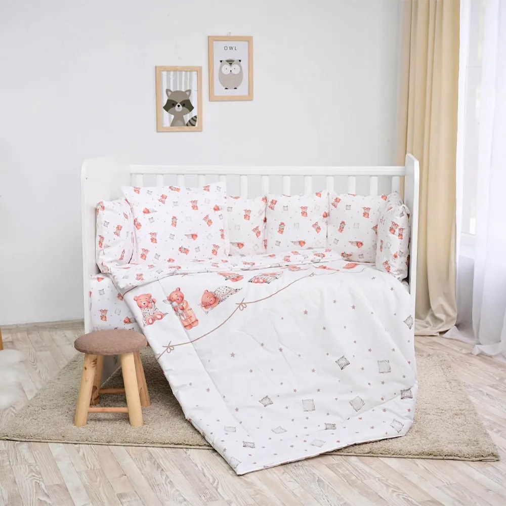 LORELLI Classic Сет Лили от 5 части за легло 60/120 см. РАНФОРС МЕЧЕ БЕЖОВО