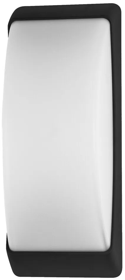 RABALUX 7797 Opole, външна стенна пластмасова лампа, E27 1xMAX 12W, матово черно, IP65, 13x32cm - 7797