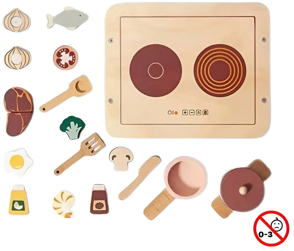Детски комплект за готвене с котлони Joyland Hotplate