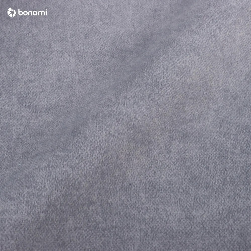 Светлосиво двойно тапицирано легло с включена подматрачна рамка 160x200 cm Tulsa – Ropez