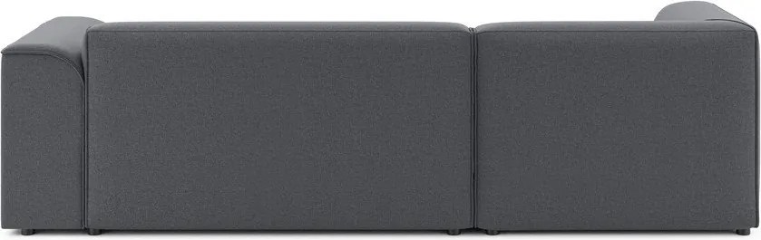 Тъмносив ъглов диван (ляв ъгъл) Merid – Ropez