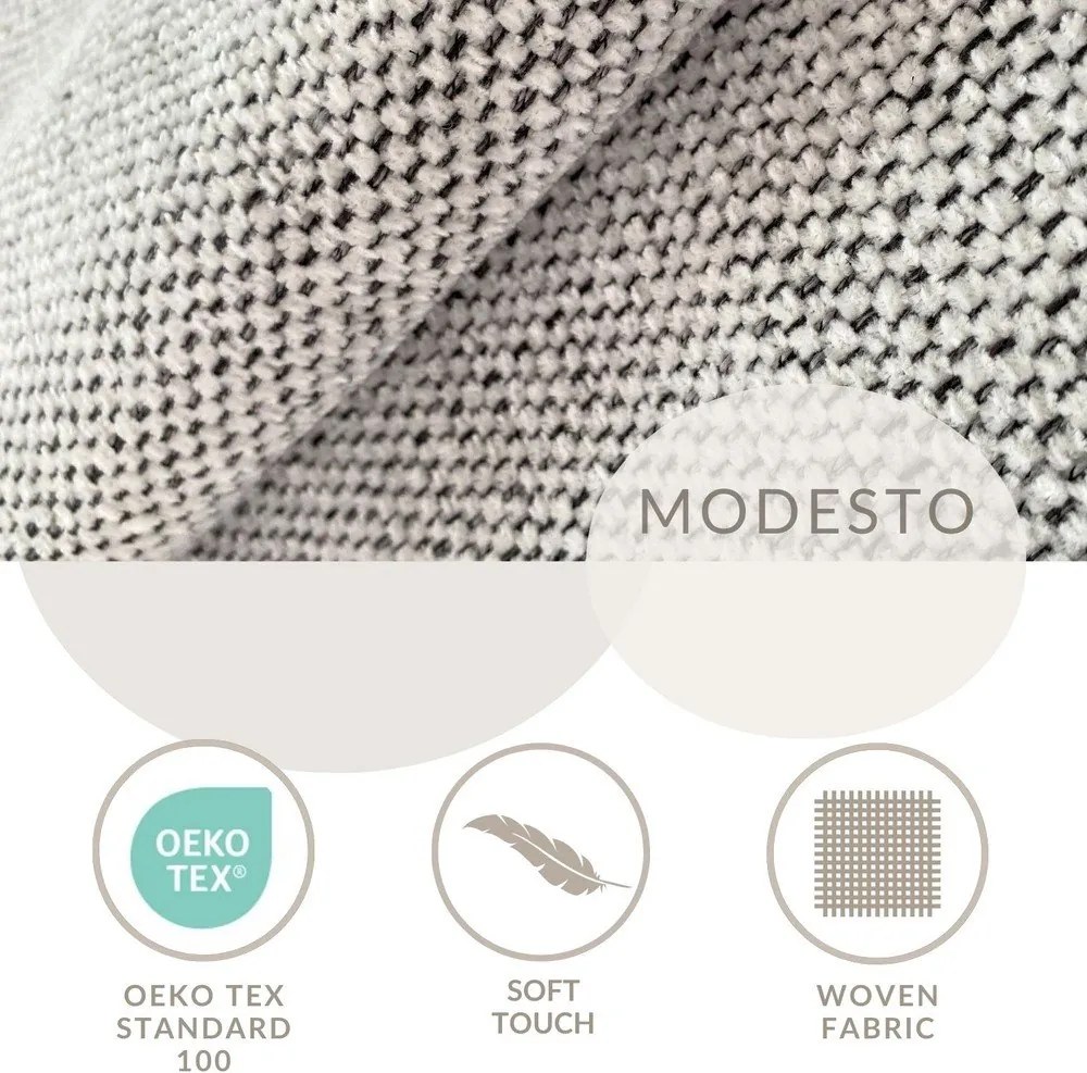 Светлосиво боксспринг легло с място за съхранение 140x200 cm Araya – Maison de Rêve