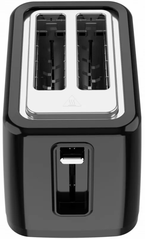 Тостер за хляб AENO ATS0002B, 930W, 7 степени, Сензорно управление, Обратен таймер, Защита при засядане, Тих, Черен