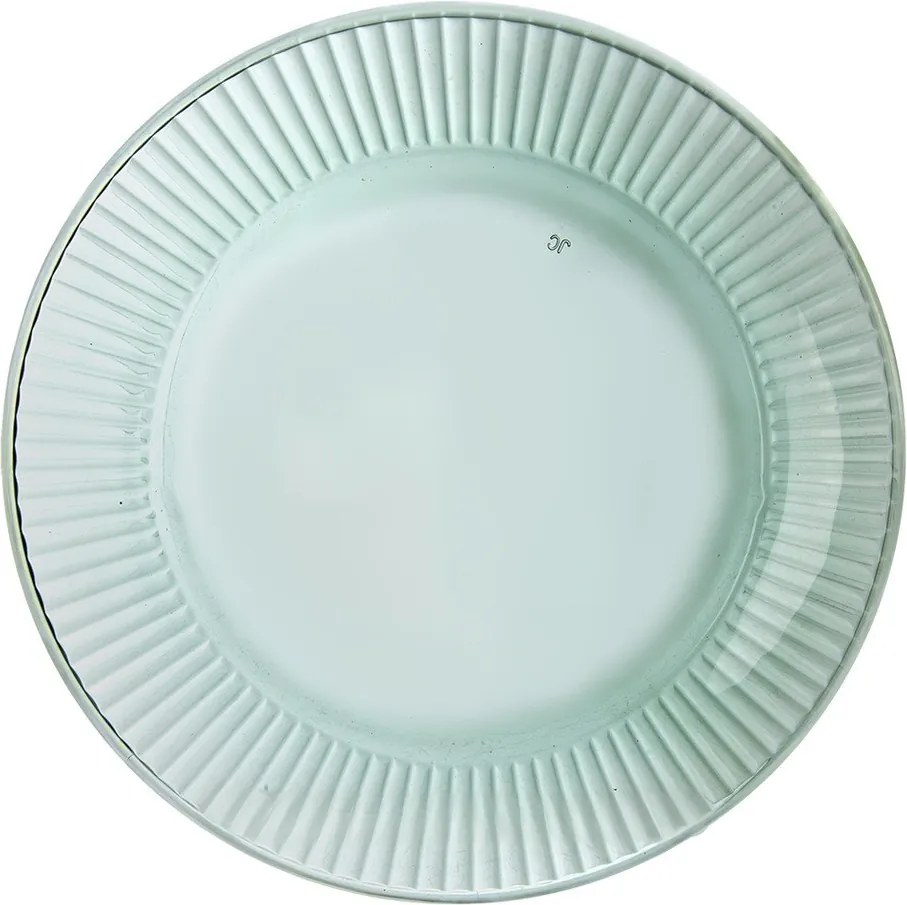 Зелена десертна стъклена чиния ø 21 cm Verde – Orion