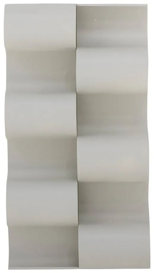 Сив стенен метален стелаж за вино брой бутилки 6 Montes – Bloomingville