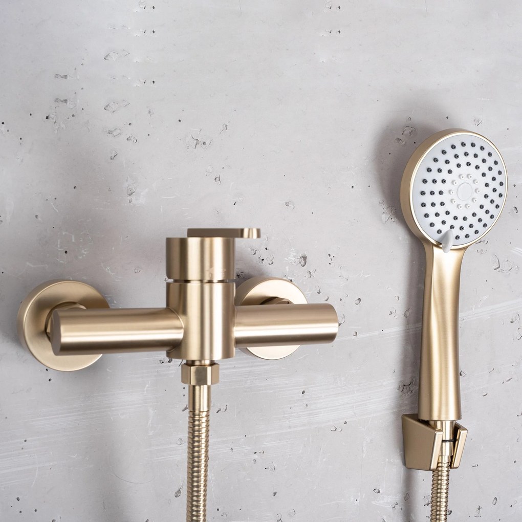 Смесител за душ Rea Ontario  BRUSH GOLD