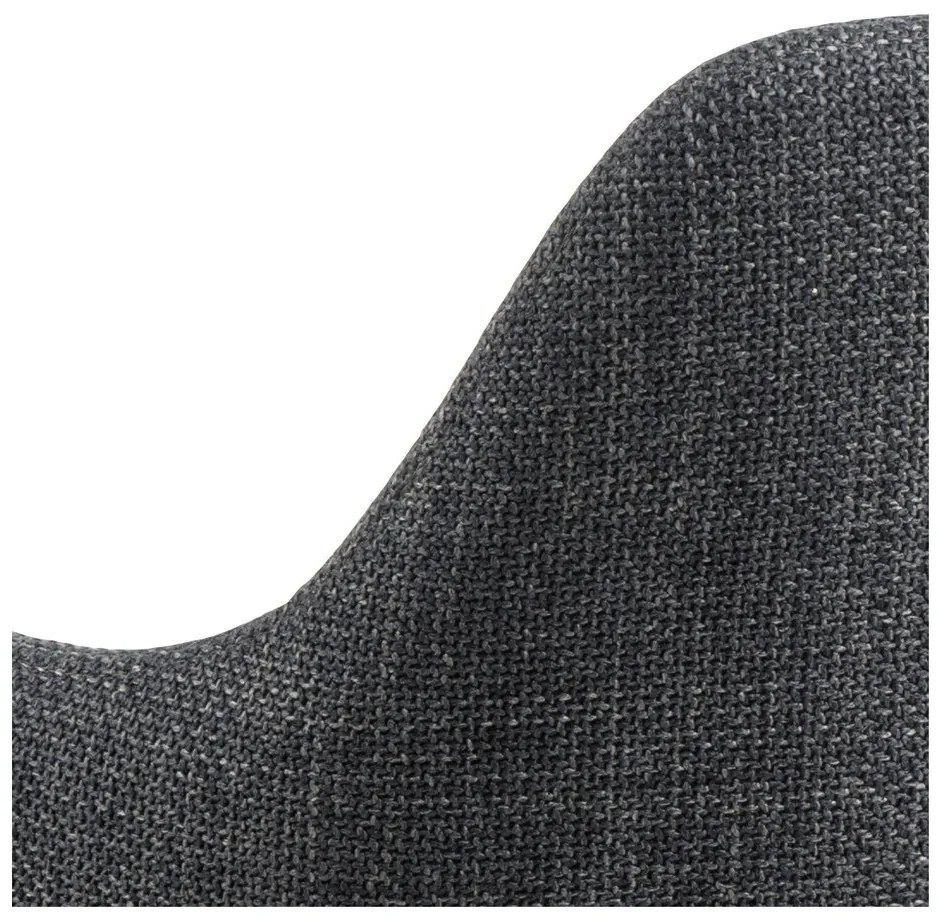 Антрацитни тапицирани трапезни столове в комплект 2 бр. Ilsa – Actona