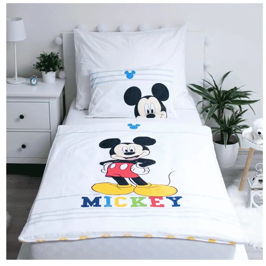 Памучно спално бельо за детско легло 100x135 cm Mickey - Jerry Fabrics