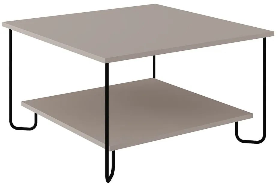 Сива масичка за кафе 80x80 cm Tonka - Marckeric