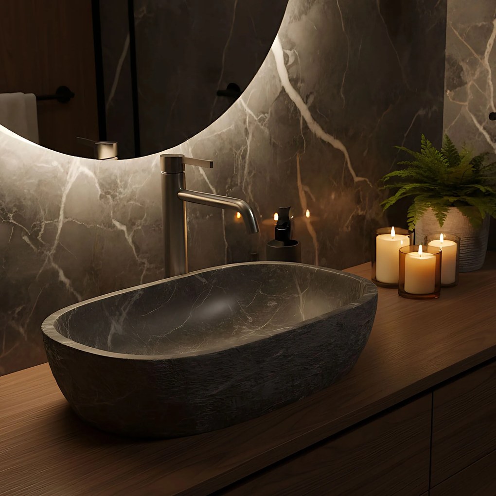 Смесител за мивка Rea Foster Brush Nickel High