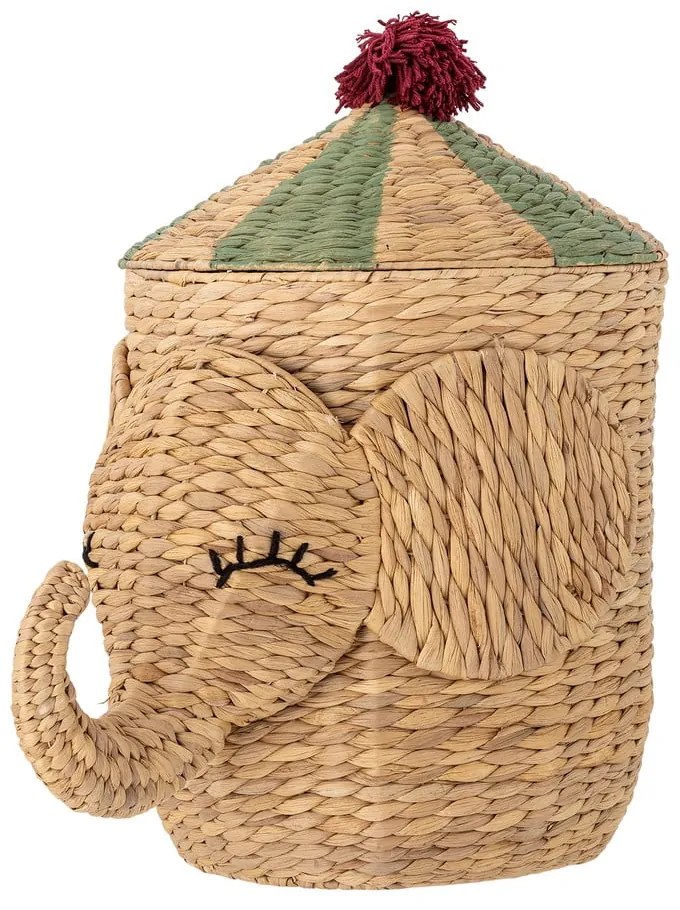 Детска кошница за играчки от воден зюмбюл в естествен цвят ø 35x50 cm Bobo – Bloomingville Mini