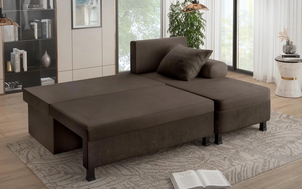 Разтегателен ъглов диван Делано S