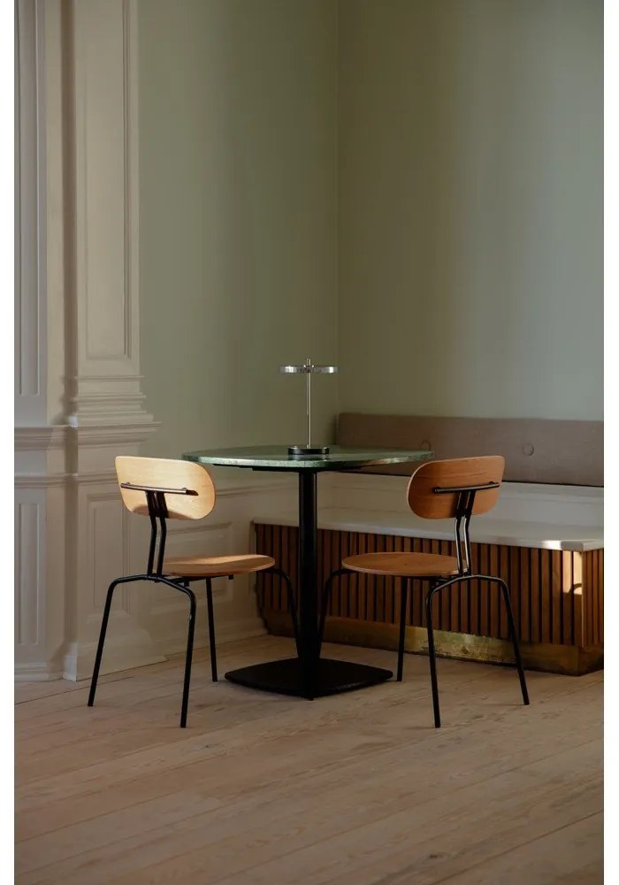 LED затъмняваща се настолна лампа с метален абажур в сребрист цвят (височина 31 cm) Asteria Move – UMAGE