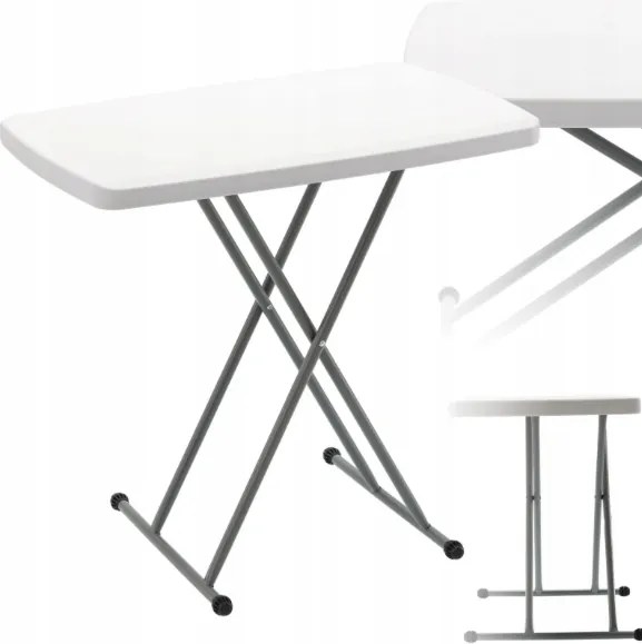 Сгъваема маса за туризъм / кетъринг с регулируема височина