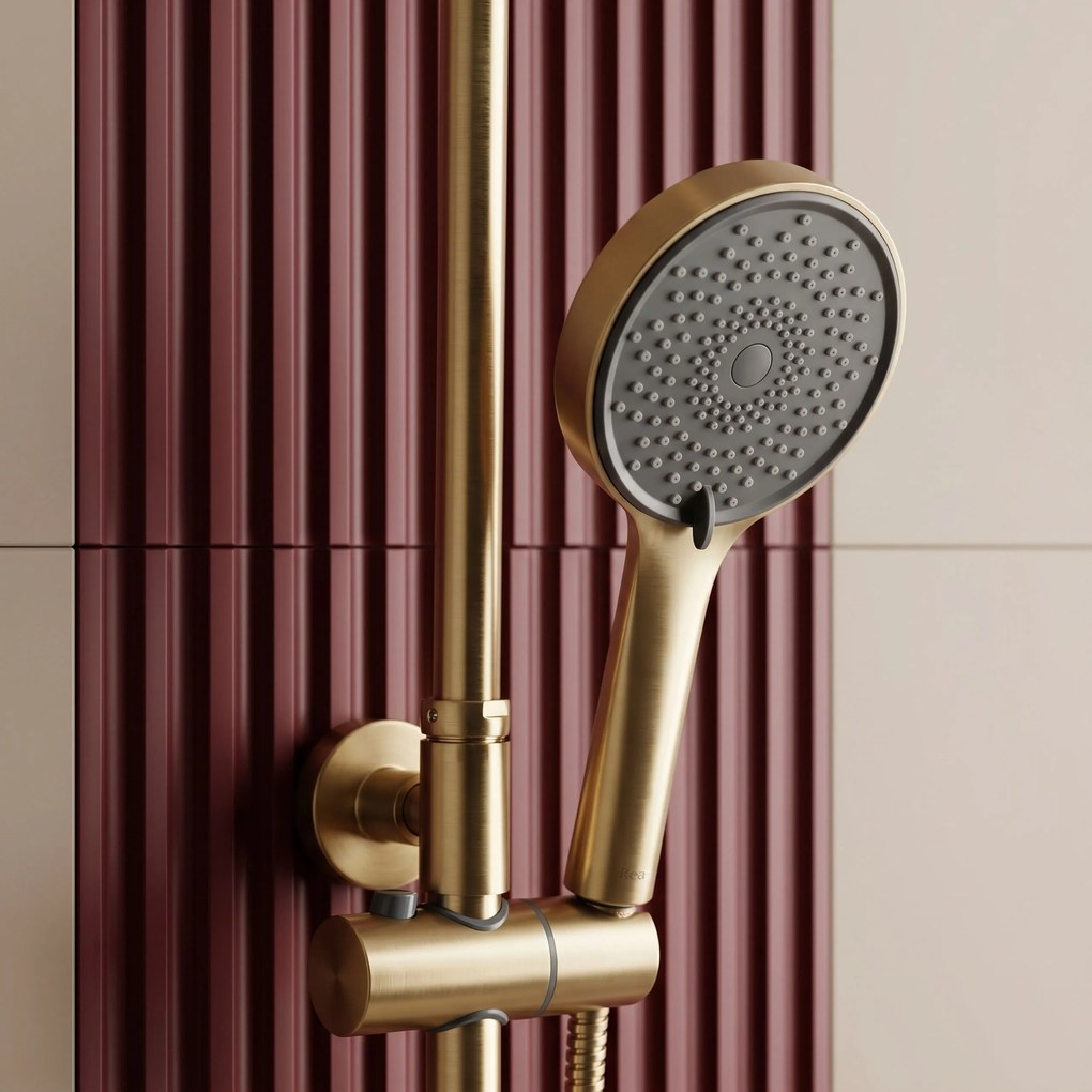 Комплект за душ Rea Avanti Brush Gold