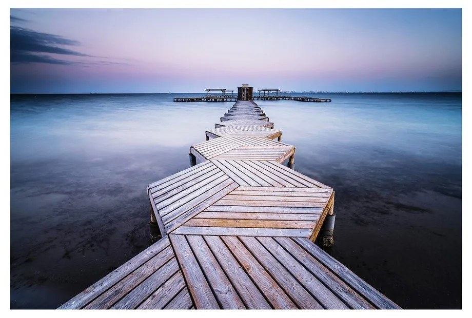 Картина 113x85 cm Twilight Pier – Styler