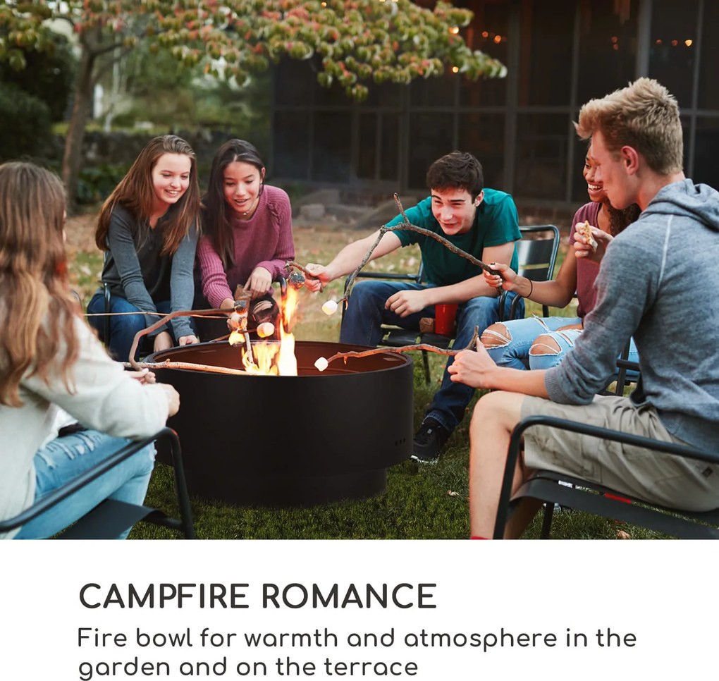 Blumfeldt Pompeji, грил огнище, Ø60cм, стомана