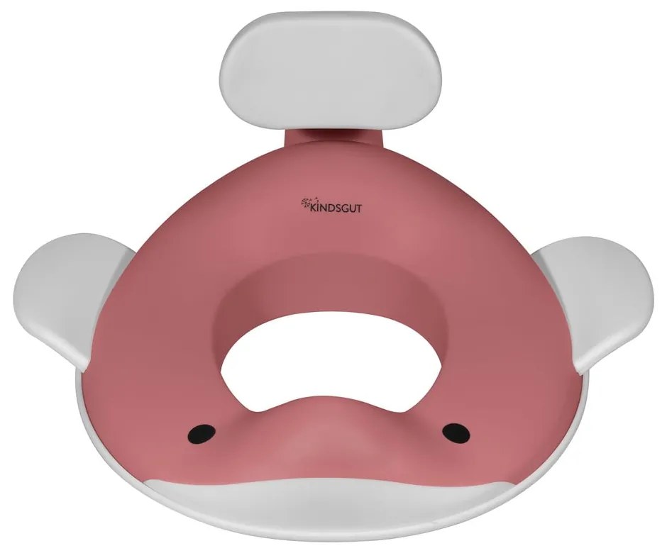 Тъмнорозова детска седалка за тоалетна Dusty pink – Kindsgut