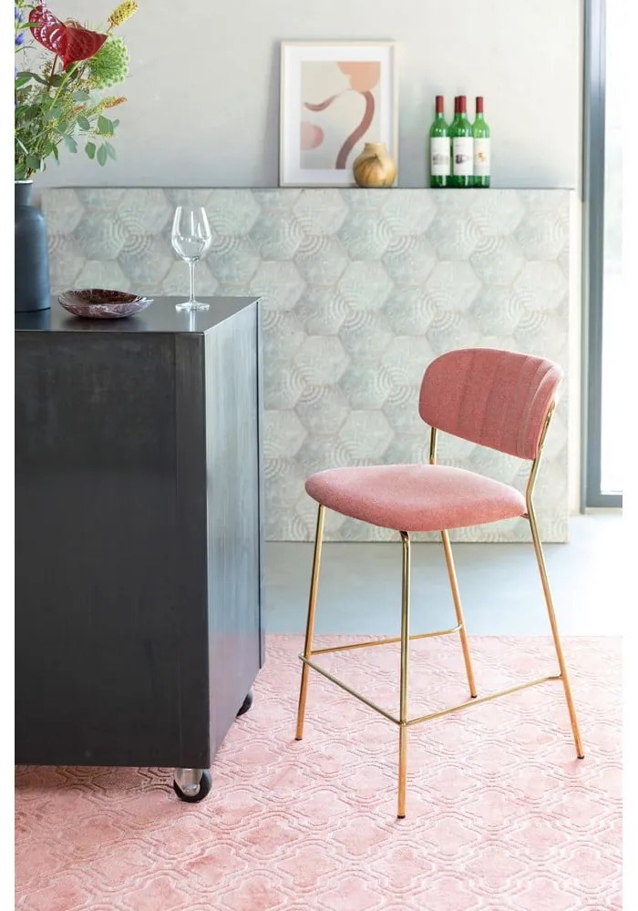 Розови бар столове в комплект от 2 89 cm Jolien - White Label