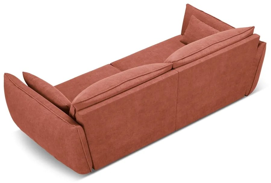 Червен диван 208 cm Vanda - Mazzini Sofas