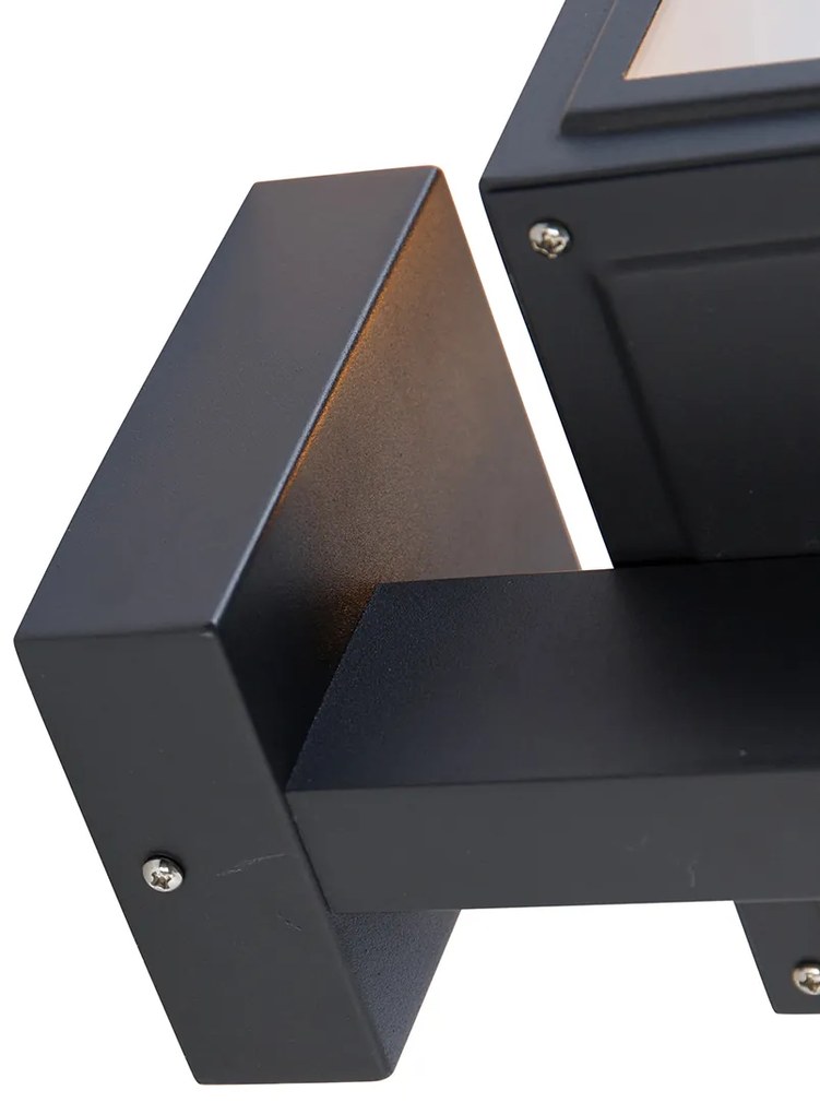 Интелигентна стенна лампа сива с интелигентна G95 - Sutton Up