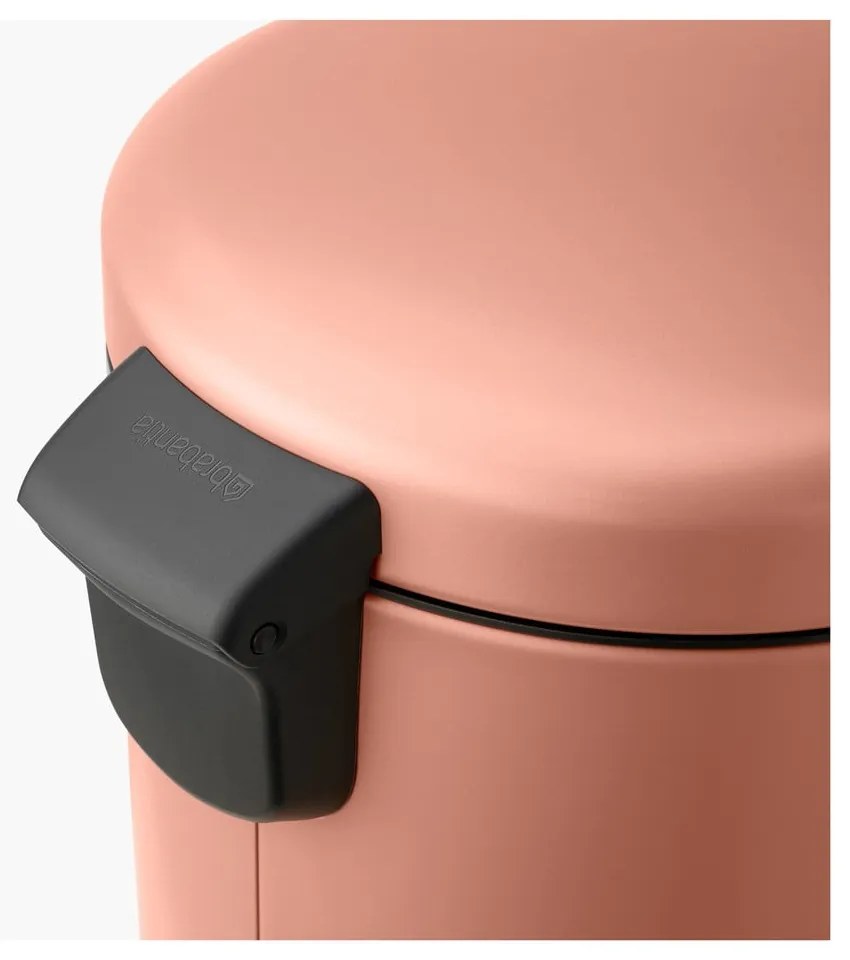 Стоманено кошче за боклук с педал в цвят сьомга 30 l NewIcon – Brabantia