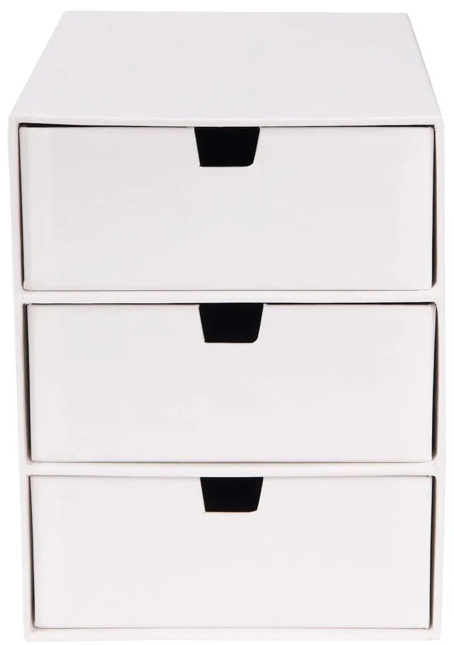 Бяла кутия за чекмеджета с 3 чекмеджета Ingrid - Bigso Box of Sweden