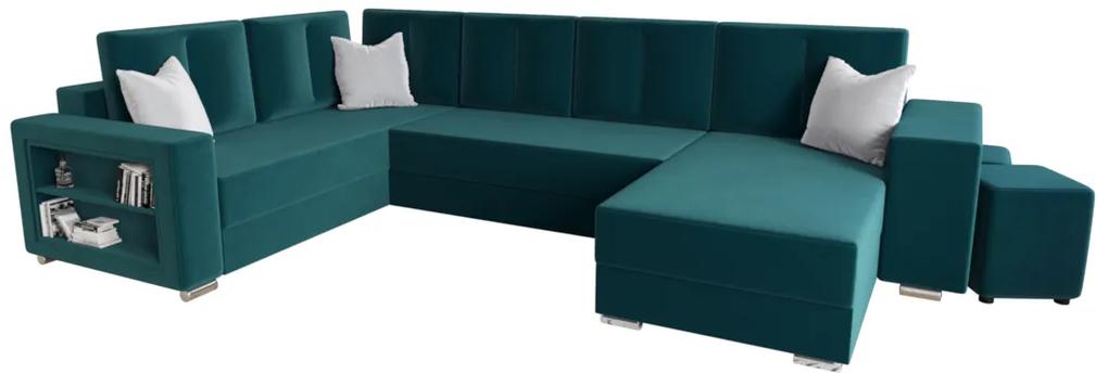 Разтегателен диван в П-образна форма JENER, 326x90x180, itaka 39, ляв
