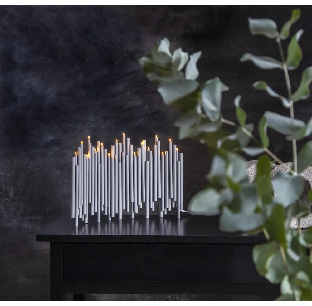 Бяла коледна светлинна украса Note - Star Trading