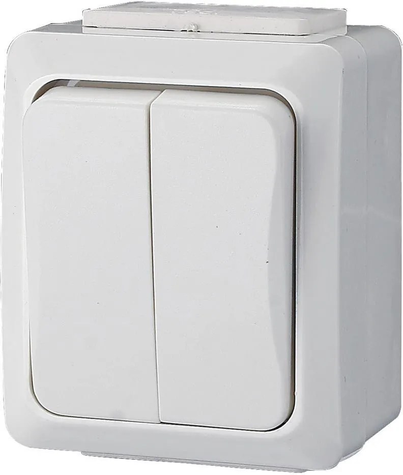 GAO Сериен ключ открит монтаж IP54 бял  - 9850H