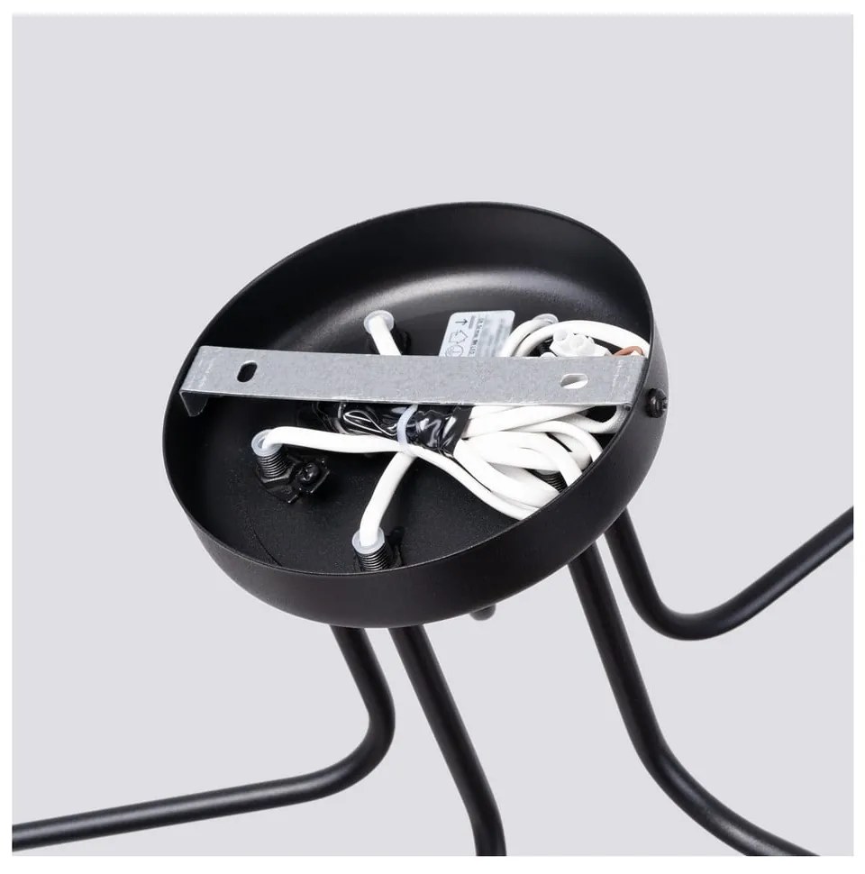 Черно-бяло осветително тяло за таван Beam – Sollux