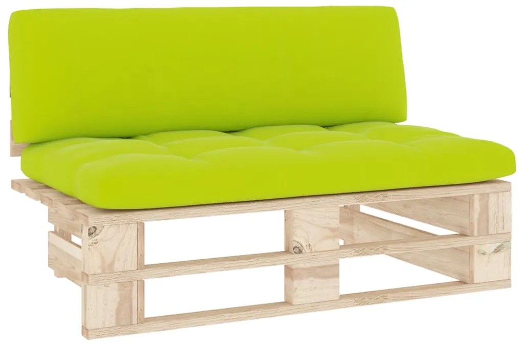 3066539 vidaXL Градинска палетен среден диван импрегнирано борово дърво