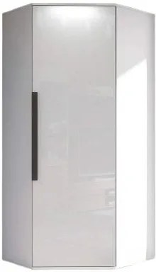 Ъглов Гардероб Спотлайт - Бял