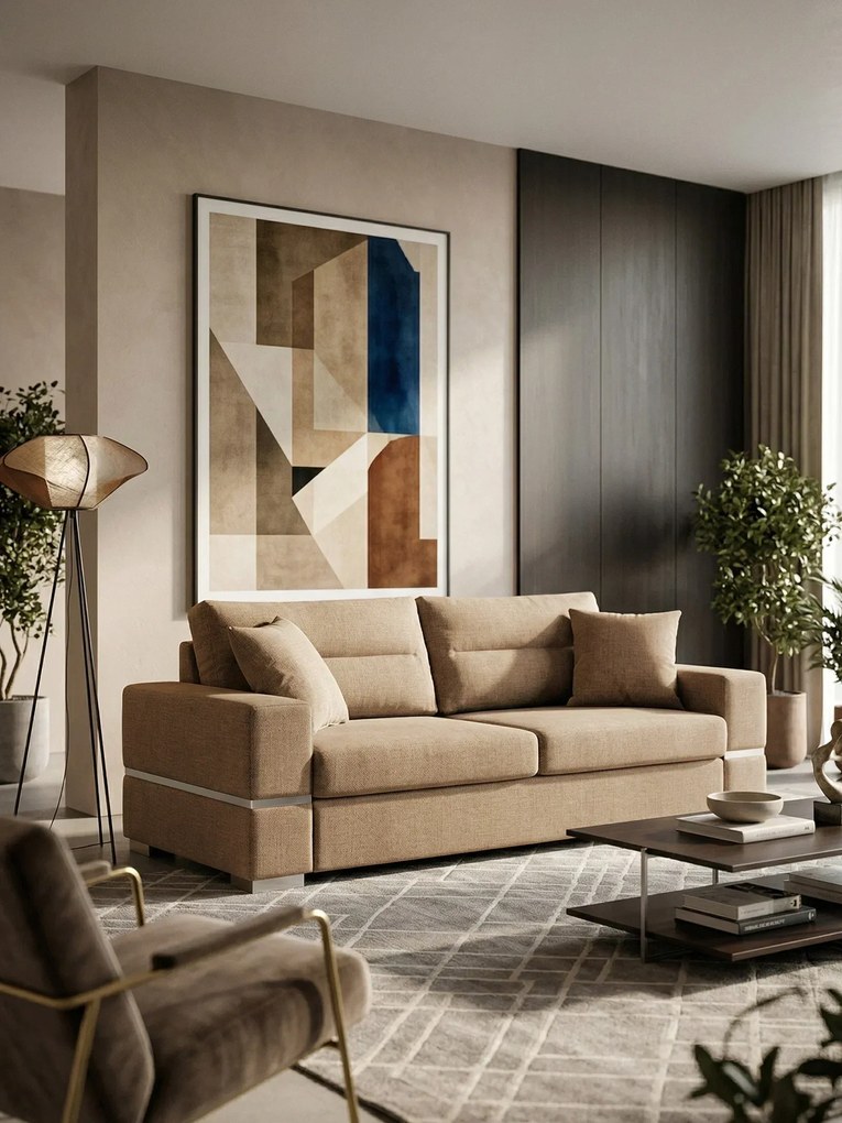 Диван "Fenia" Двуместен-145ш 90д см.-Пясък