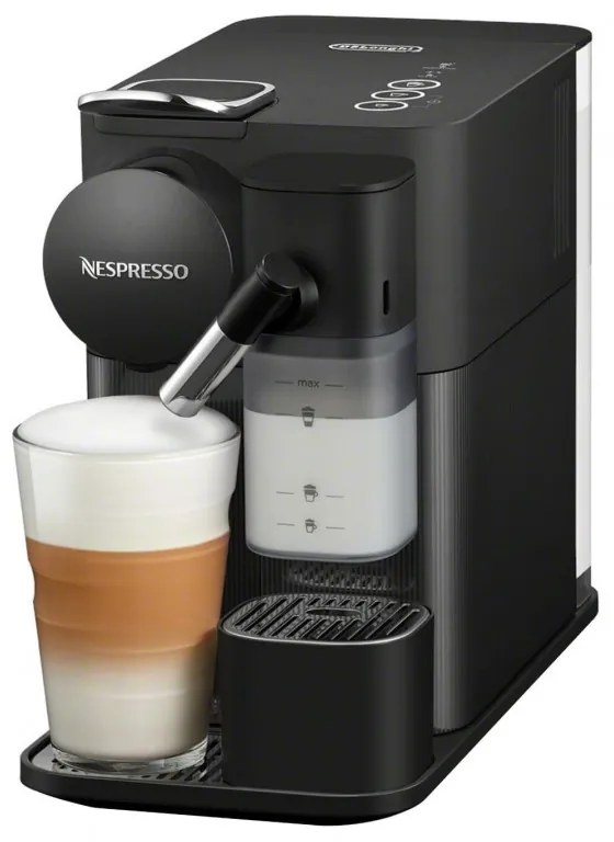 Еспресо машина DeLonghi EN510B, 1450W, 19 bar, 1 л, Nespresso, Автоматично изключване, Черен