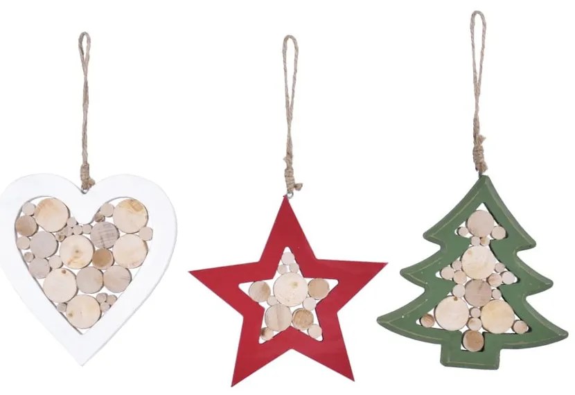 Коледна украса в комплект от 3 Nature - Ego Dekor