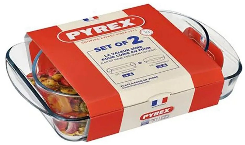 Комплект от 2 тави PYREX 2,7/2,2 л