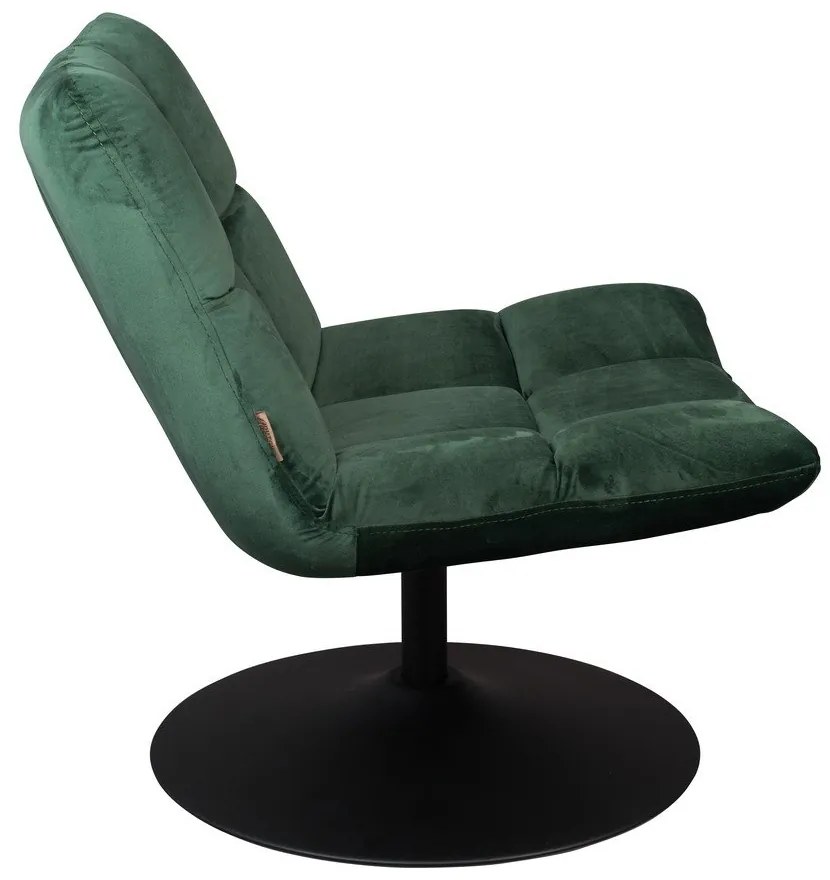 Фотьойл от зелено кадифе Bar - Dutchbone