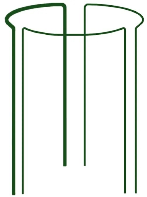 Опора за растения 1/3 от кръг, диаметър 40cm / висоичина 60cm