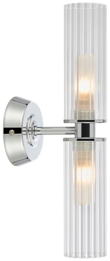 Стенна лампа в сребрист цвят Rimini – Markslöjd