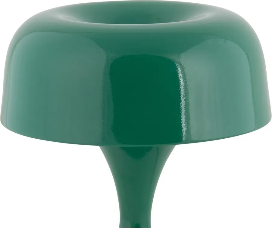 Зелена метална настолна лампа (височина 20 cm) Moda Retro – Leitmotiv