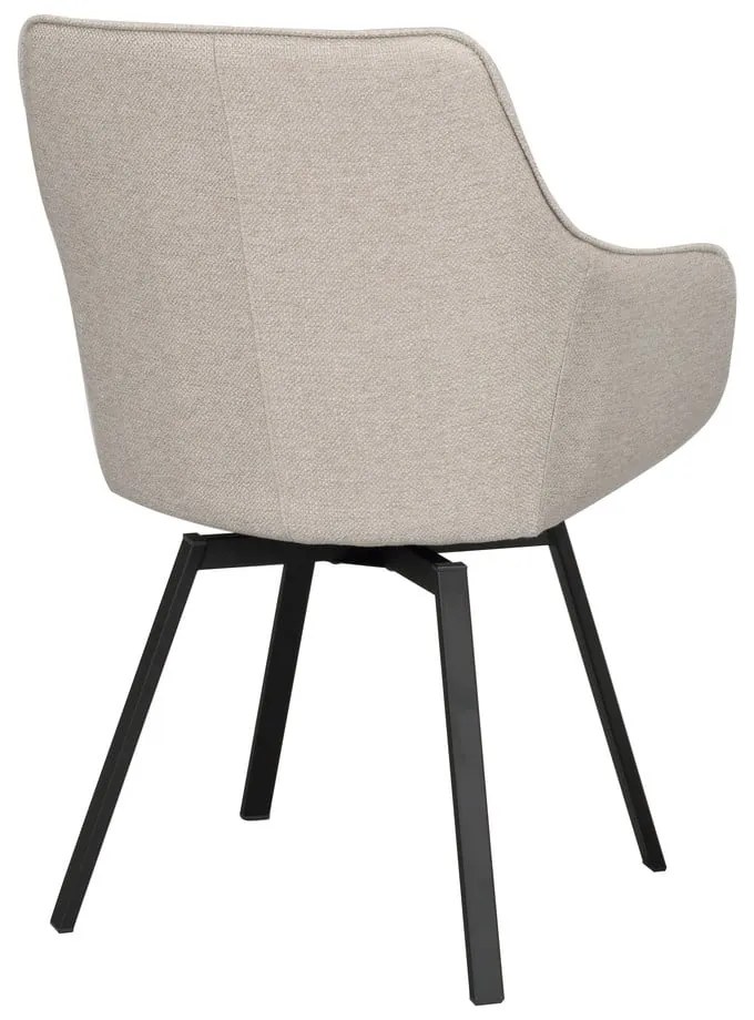 Бежови тапицирани трапезни столове в комплект 2 бр. Alison – Rowico