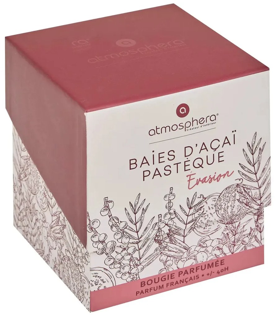 Ароматна свещ atmosphera Mael, Стъкло, 190 g - Bergamot & Jasmine