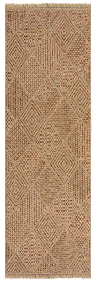 Външна пътека в естествен цвят 80x230 cm Nora Diamond – Flair Rugs