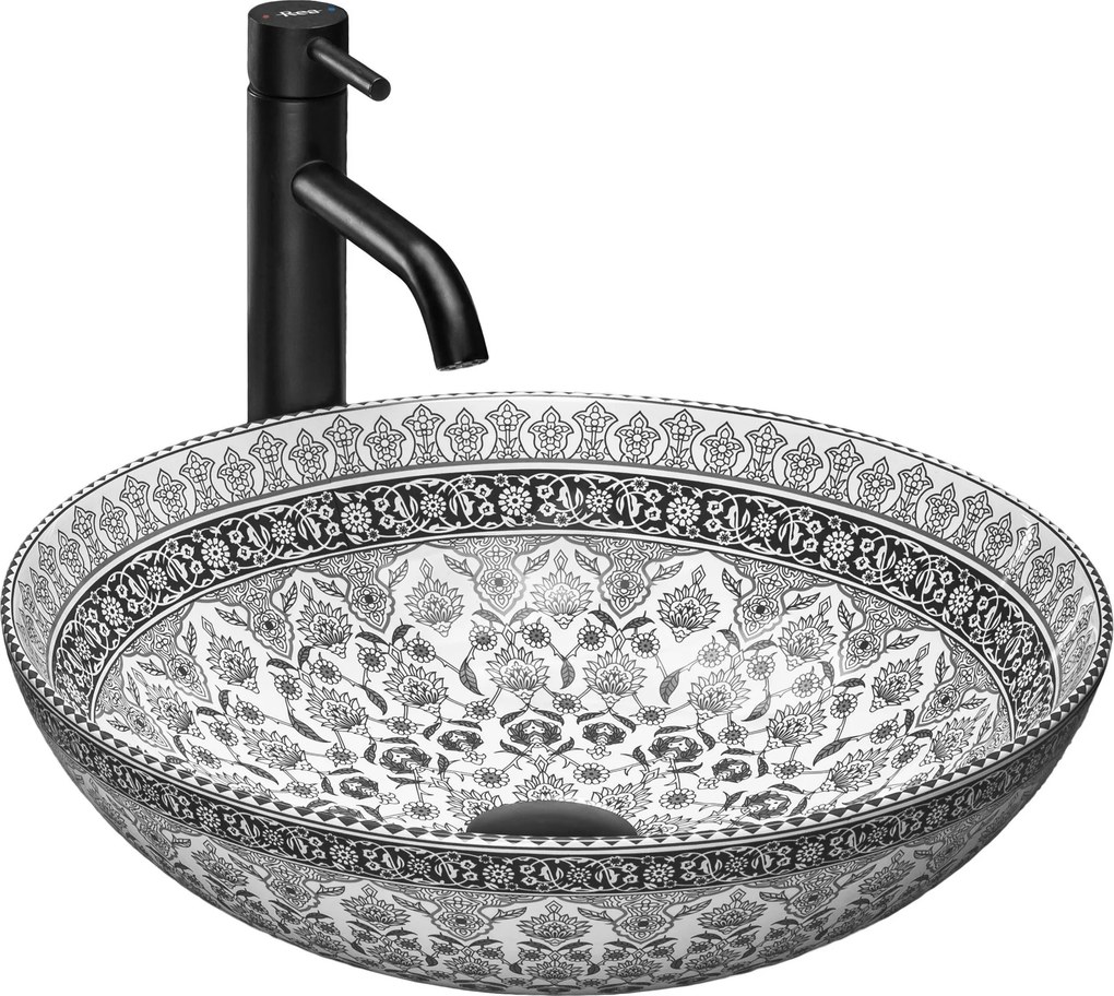 Умивалник за плот Rea Arte dark grey
